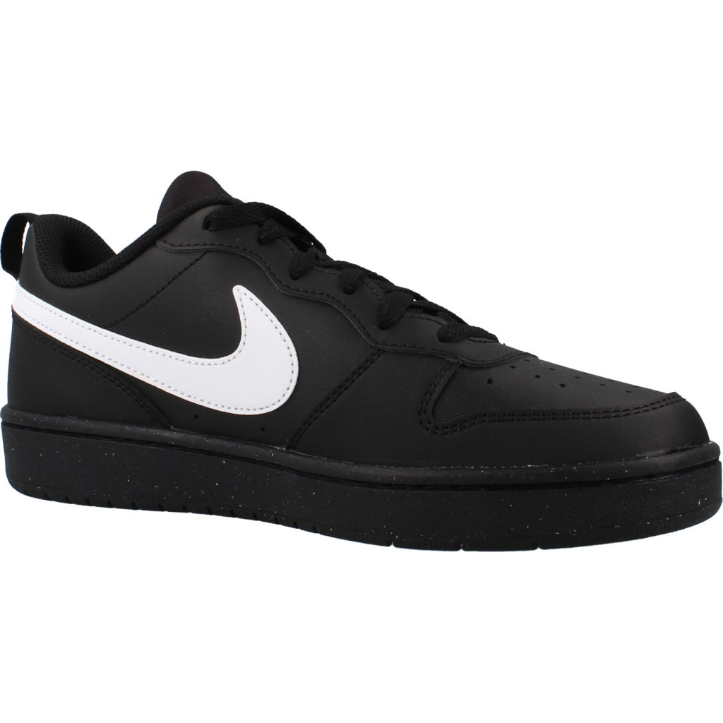 NIKE COURT BOROUGH LOW RECRAFT GS en color NEGRO (5)