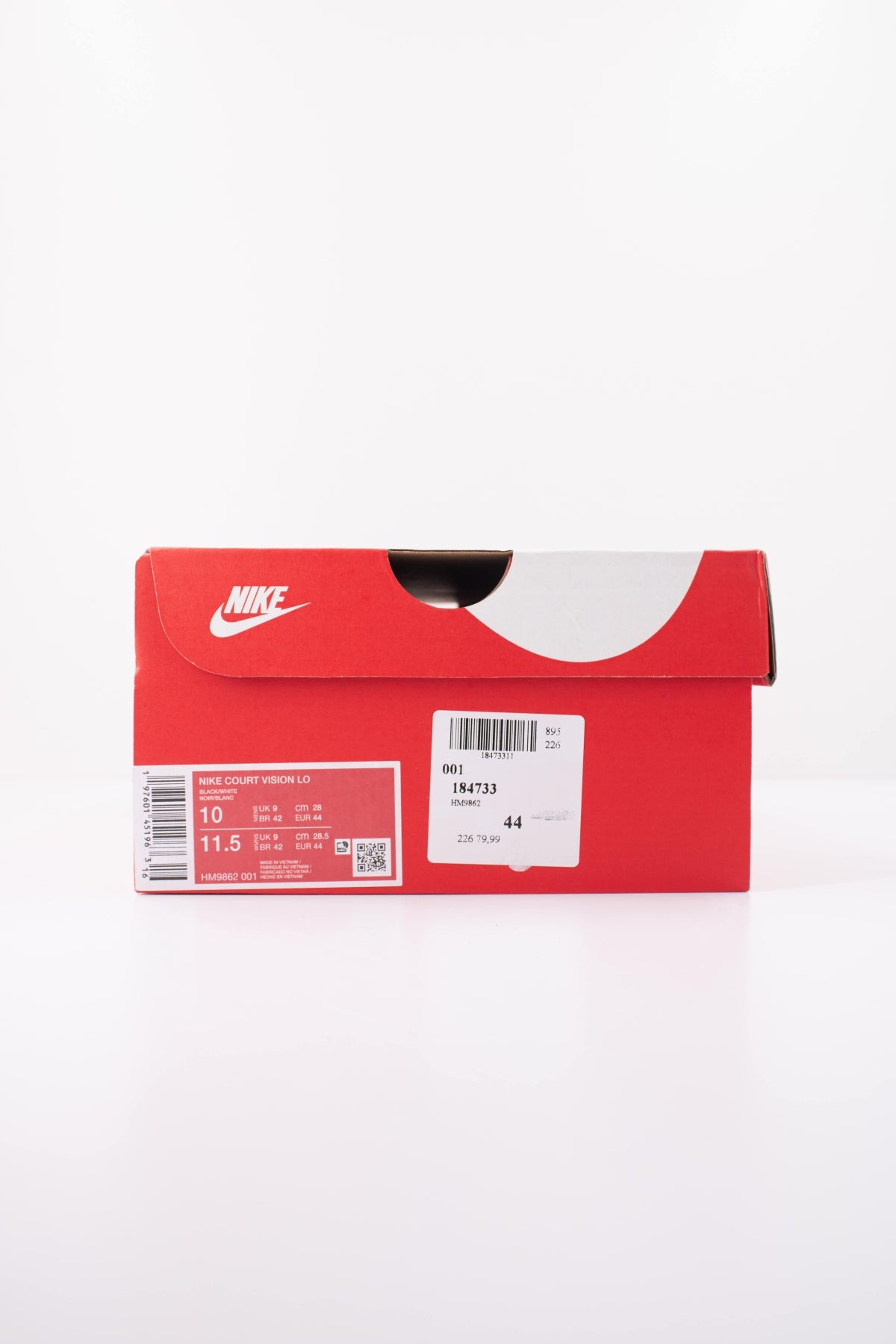 NIKE NIKE COURT VISION LO en color NEGRO (6)