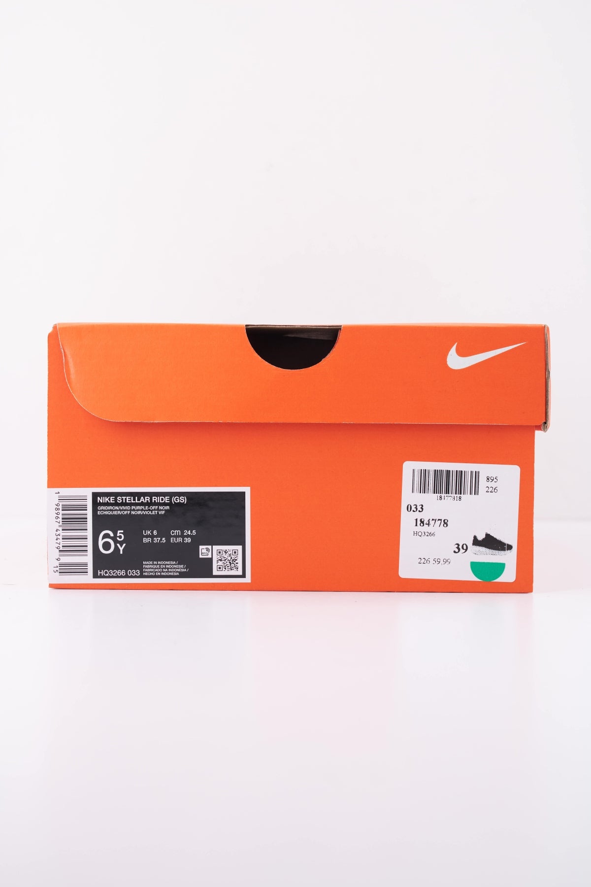 NIKE NIKE STELLAR RIDE GS en color NEGRO (6)