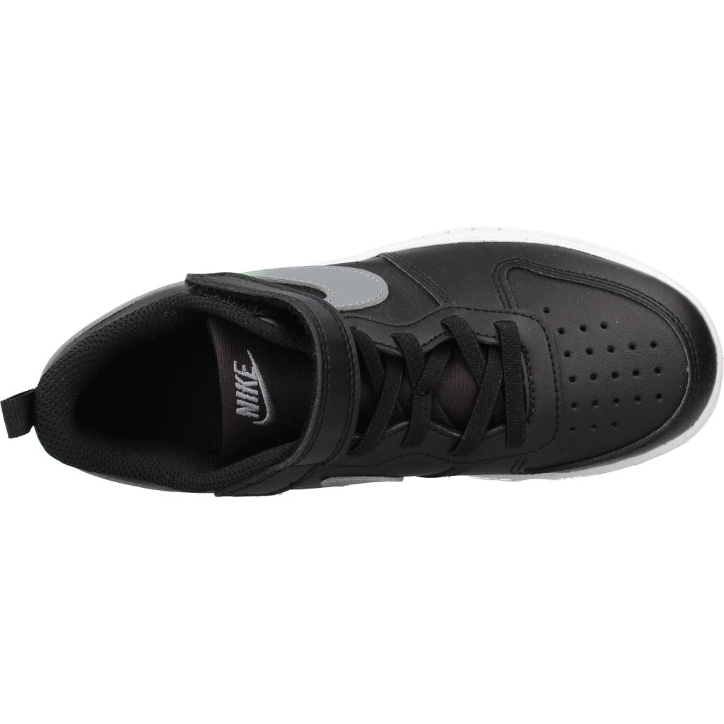 NIKE COURT BOROUGH LOW FADE PS en color NEGRO (7)