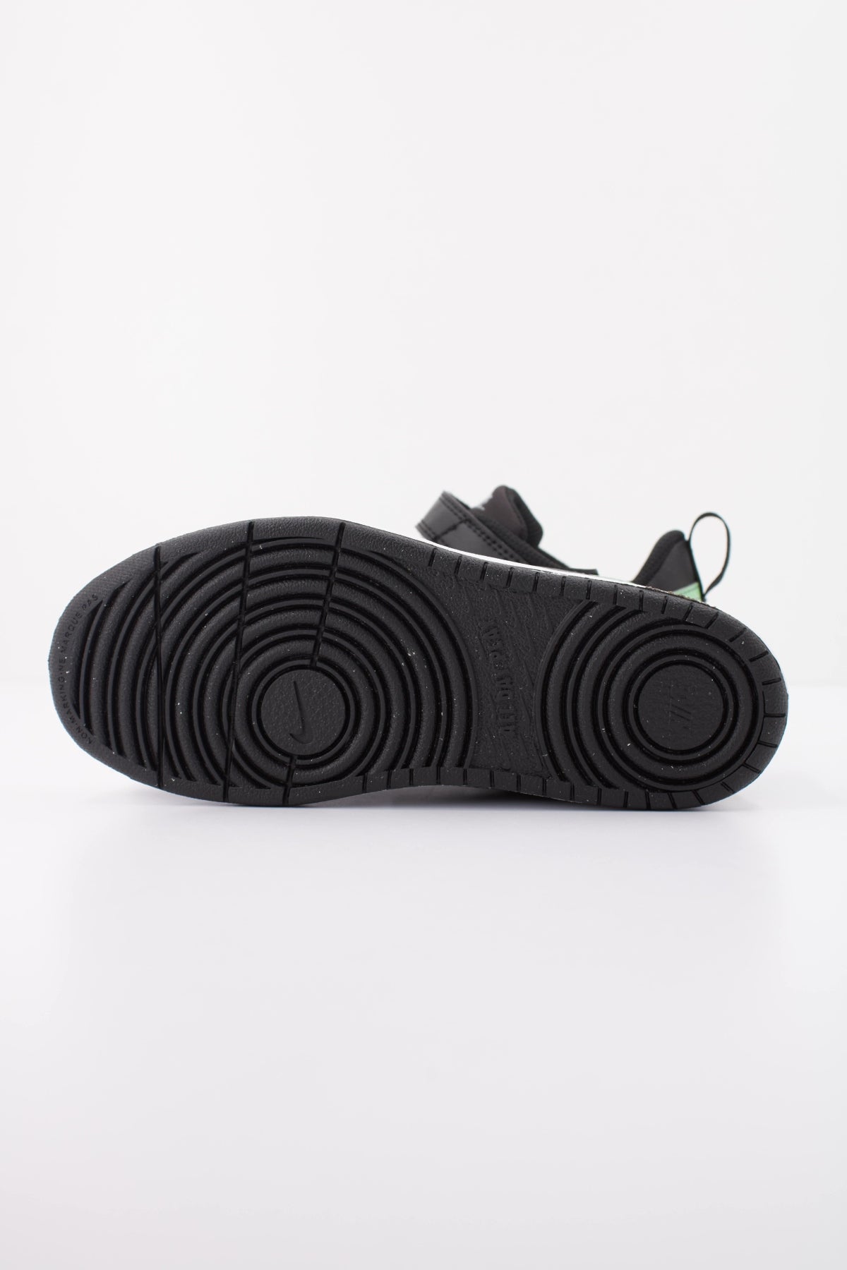 NIKE COURT BOROUGH LOW FADE PS en color NEGRO (5)