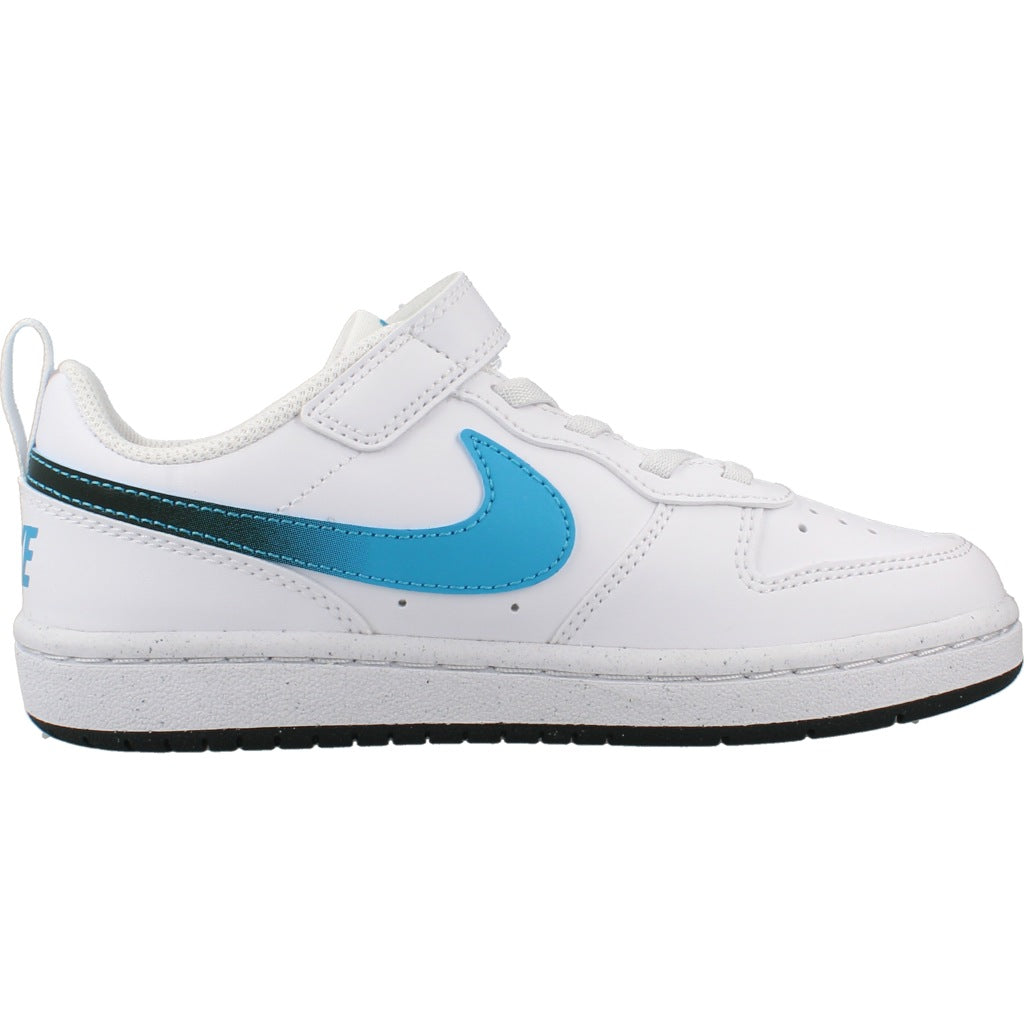 NIKE COURT BOROUGH LOW FADE PS en color BLANCO (4)