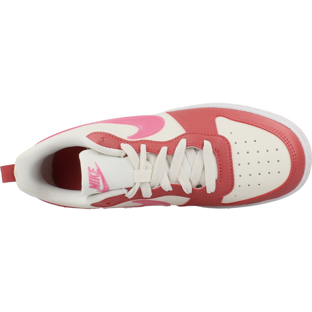 NIKE COURT BOROUGH LOW JES GS en color ROSA (7)