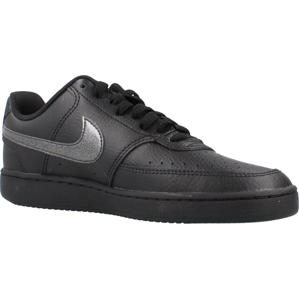NIKE WMNS NIKE COURT VISION LOW en color NEGRO (5)