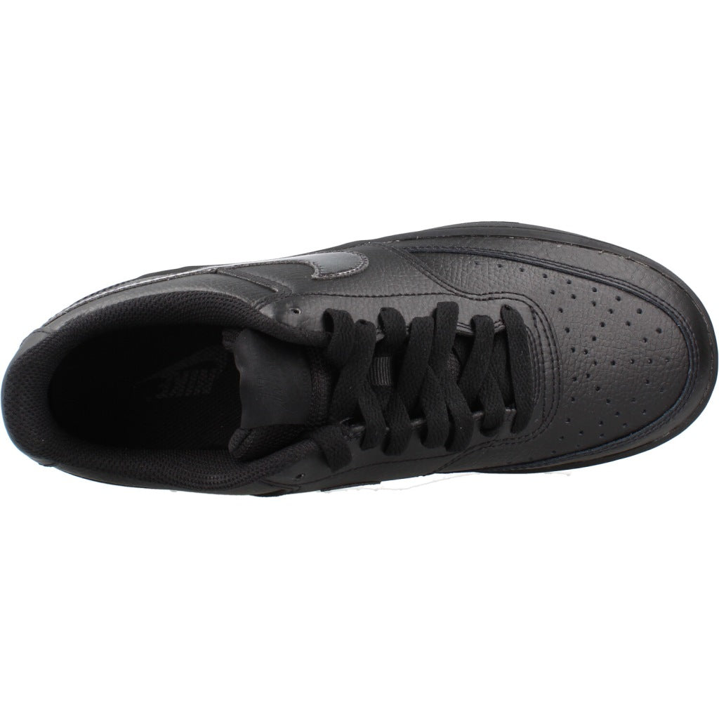 NIKE WMNS NIKE COURT VISION LOW en color NEGRO (7)