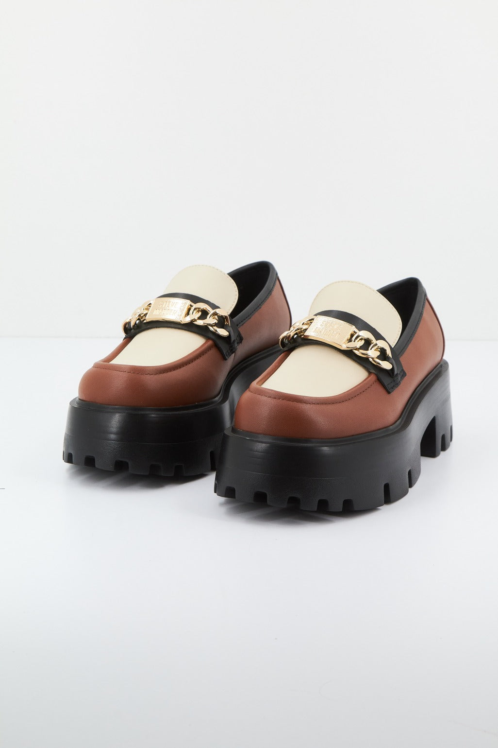 STEVE MADDEN MOTORIDE en color MARRON CLARO (1)
