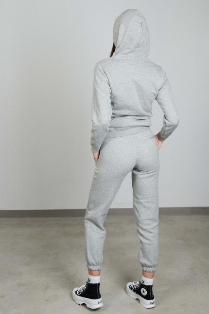 CONVERSE CHUCK PATCH CORE HOODIE B en color GRIS (4)