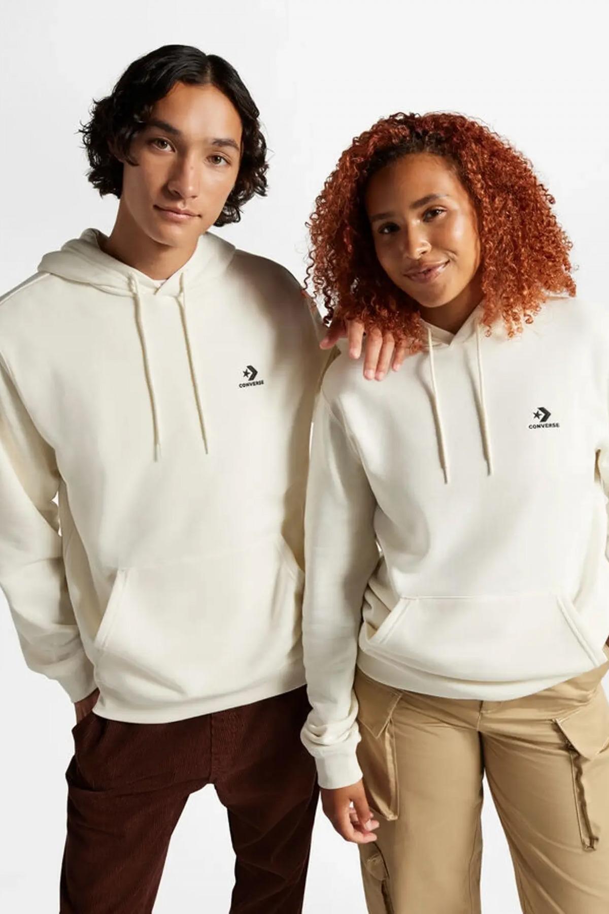 CONVERSE STAR CHEVRON HOODIE BB en color BLANCO (1)