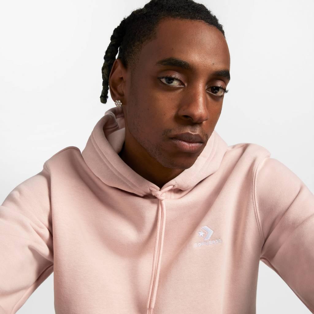 CONVERSE STAR CHEVRON HOODIE BB en color ROSA (3)