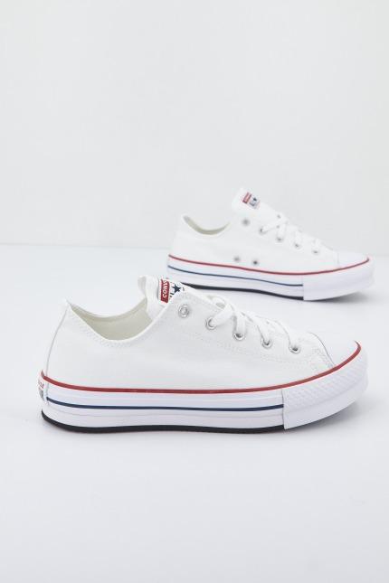 CONVERSE CHUCK TAYLOR ALL STAR EVA LIFT PLATFORM UNISEX en color BLANCO (2)