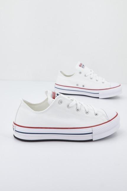 CONVERSE CHUCK TAYLOR ALL STAR EVA LIFT PLATFORM UNISEX en color BLANCO (2)