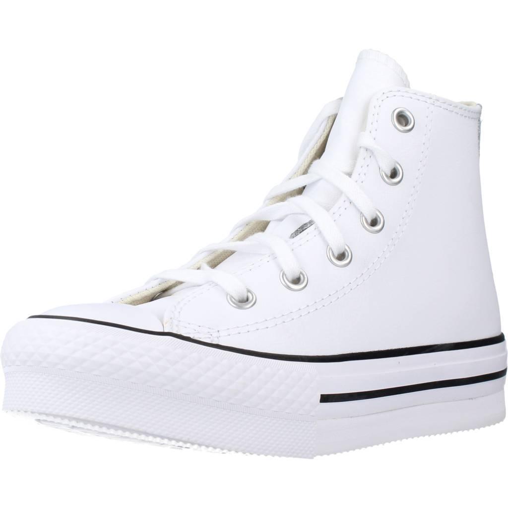 CONVERSE CHUCK TAYLOR ALL STAR LIFT PLATFORM LEATHER en color BLANCO (1)