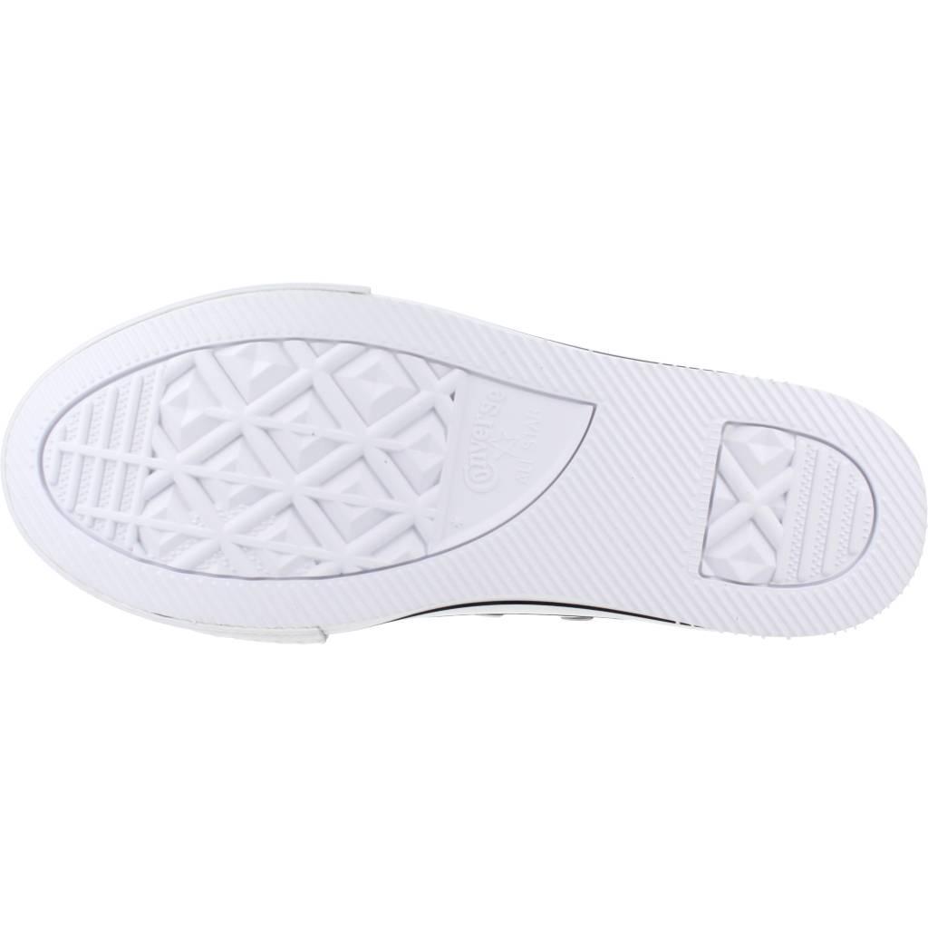 CONVERSE CHUCK TAYLOR ALL STAR LIFT PLATFORM LEATHER en color BLANCO (6)
