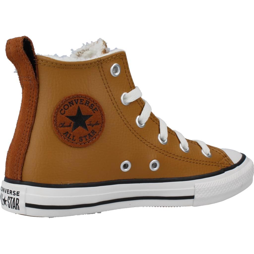 CONVERSE LINED LEATHER en color AMARILLO (4)