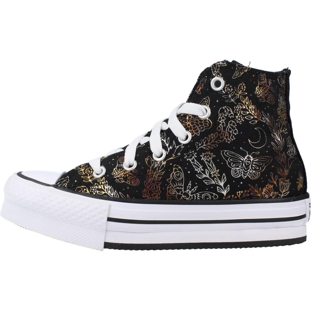 CONVERSE EVA LIFT PLATFORM BUTTERFLY SHINE en color NEGRO (2)