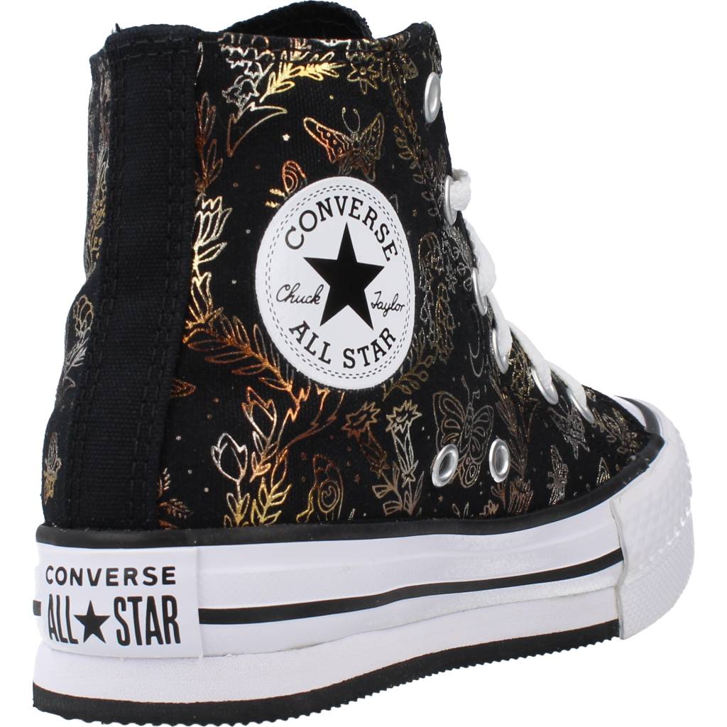 CONVERSE EVA LIFT PLATFORM BUTTERFLY SHINE en color NEGRO (3)