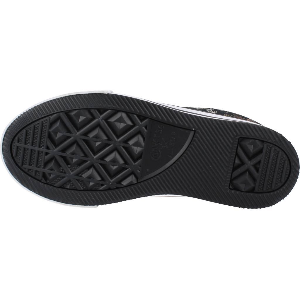 CONVERSE EVA LIFT PLATFORM BUTTERFLY SHINE en color NEGRO (6)