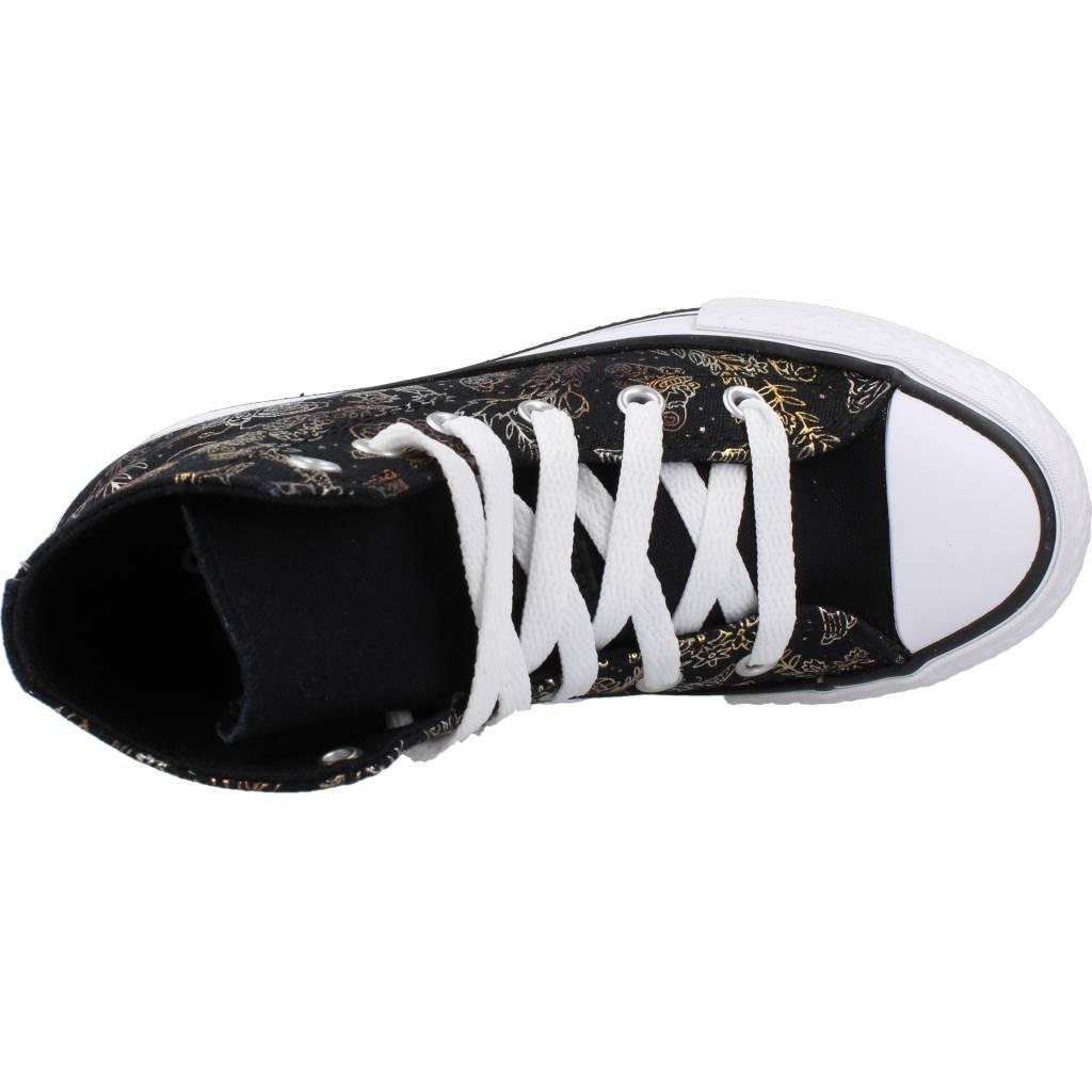 CONVERSE EVA LIFT PLATFORM BUTTERFLY SHINE en color NEGRO (7)