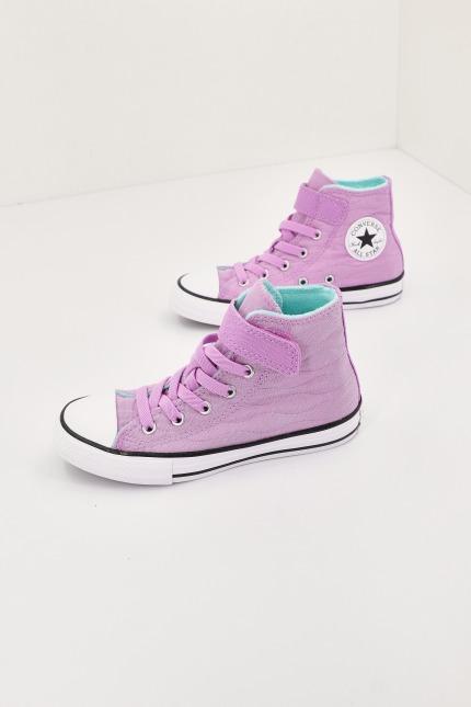 CONVERSE Chuck Taylor All Star Easy-On Quilted Jacquard en color ROSA (1)