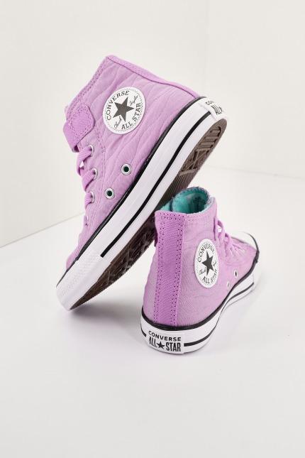 CONVERSE Chuck Taylor All Star Easy-On Quilted Jacquard en color ROSA (2)