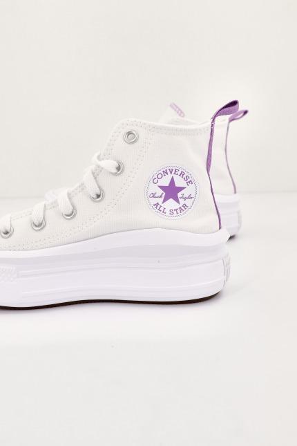CONVERSE Chuck Taylor All Star Move Platform en color BLANCO (3)