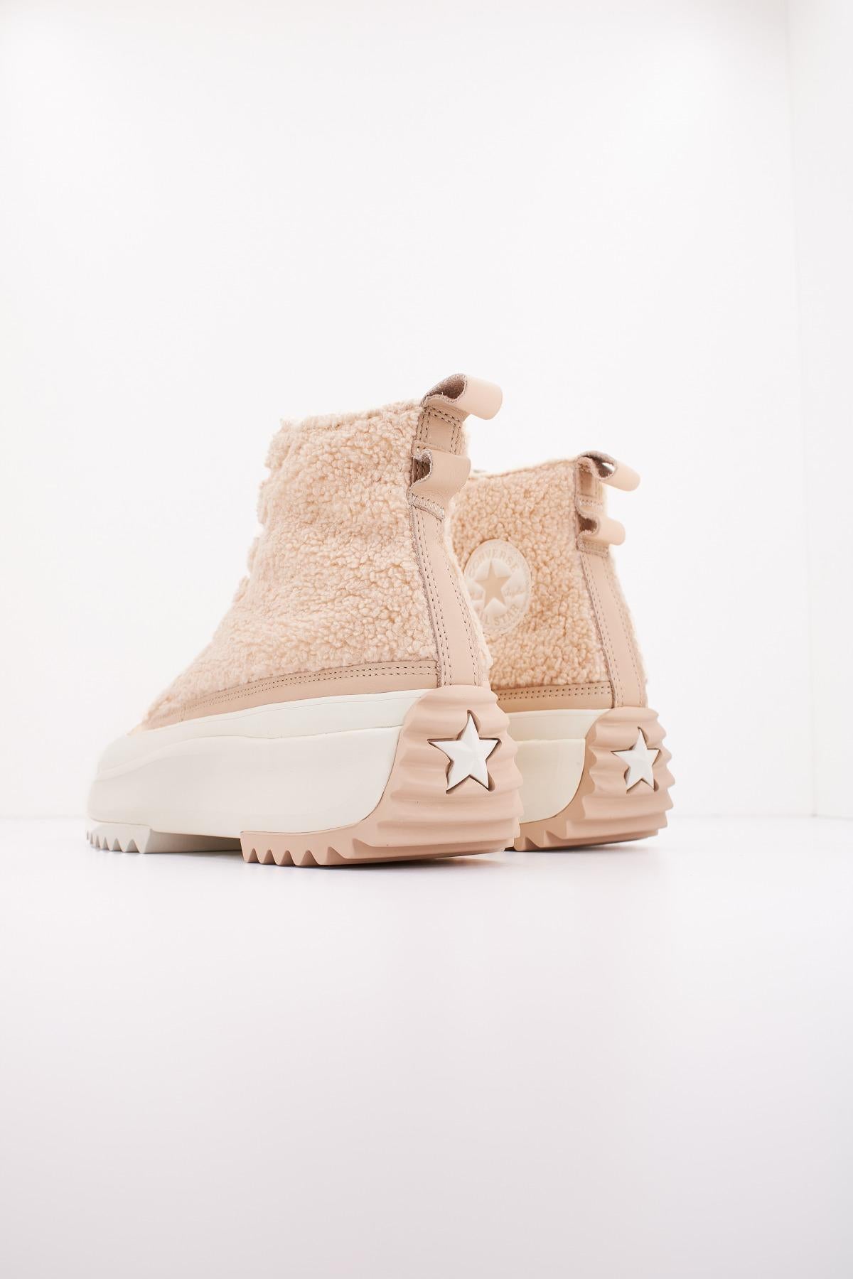 CONVERSE RUN STAR HIKE PLATFORM SHERPA en color NUDE (3)