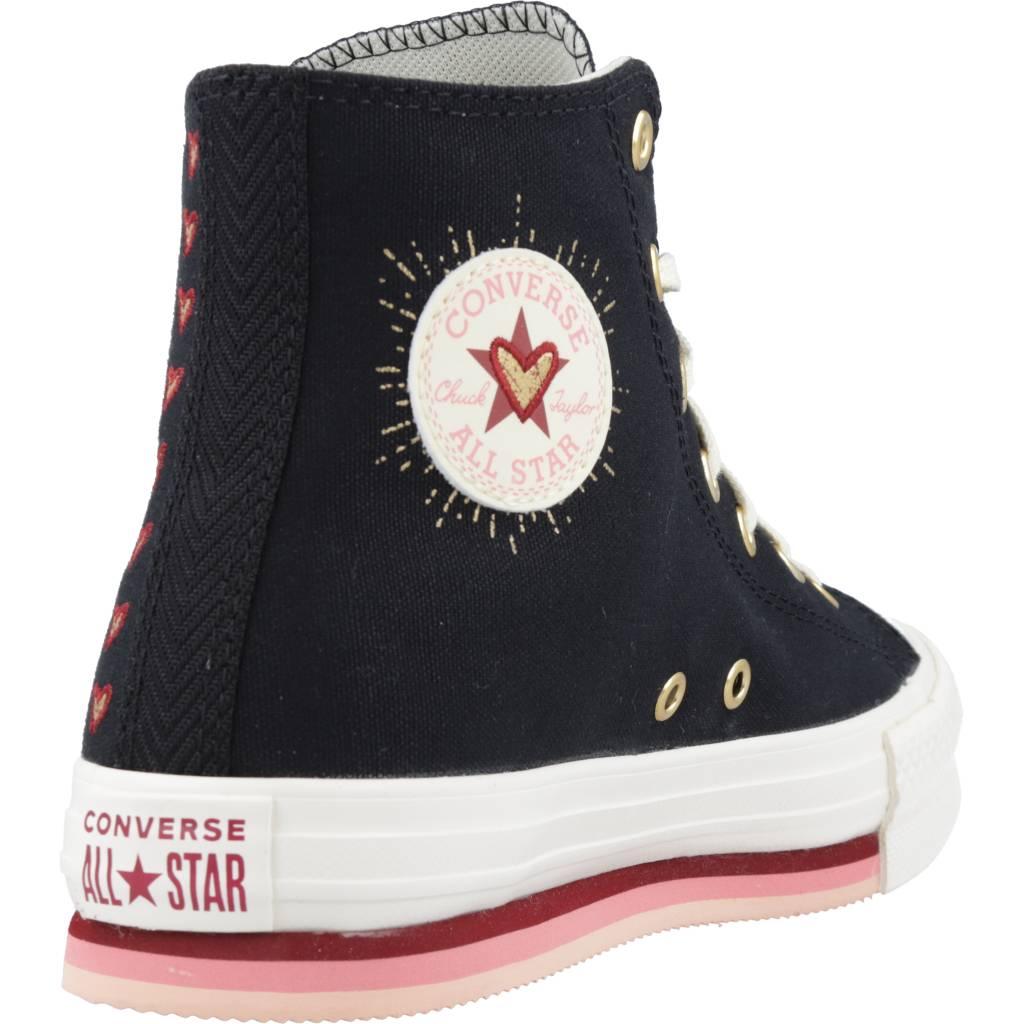 CONVERSE CHUCK TAYLOR ALL STAR EVA LIFT HI en color NEGRO (3)