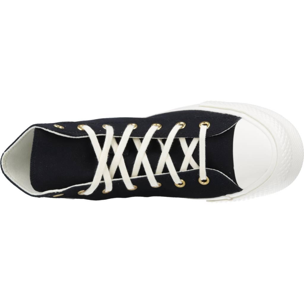 CONVERSE CHUCK TAYLOR ALL STAR EVA LIFT HI en color NEGRO (7)