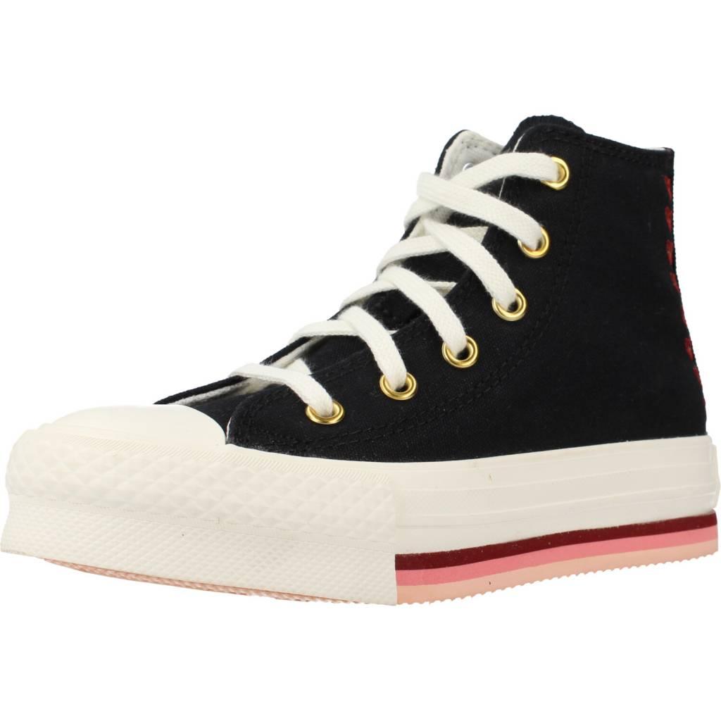 CONVERSE CHUCK TAYLOR ALL STAR LIFT PLATFORM HEARTS en color NEGRO (1)