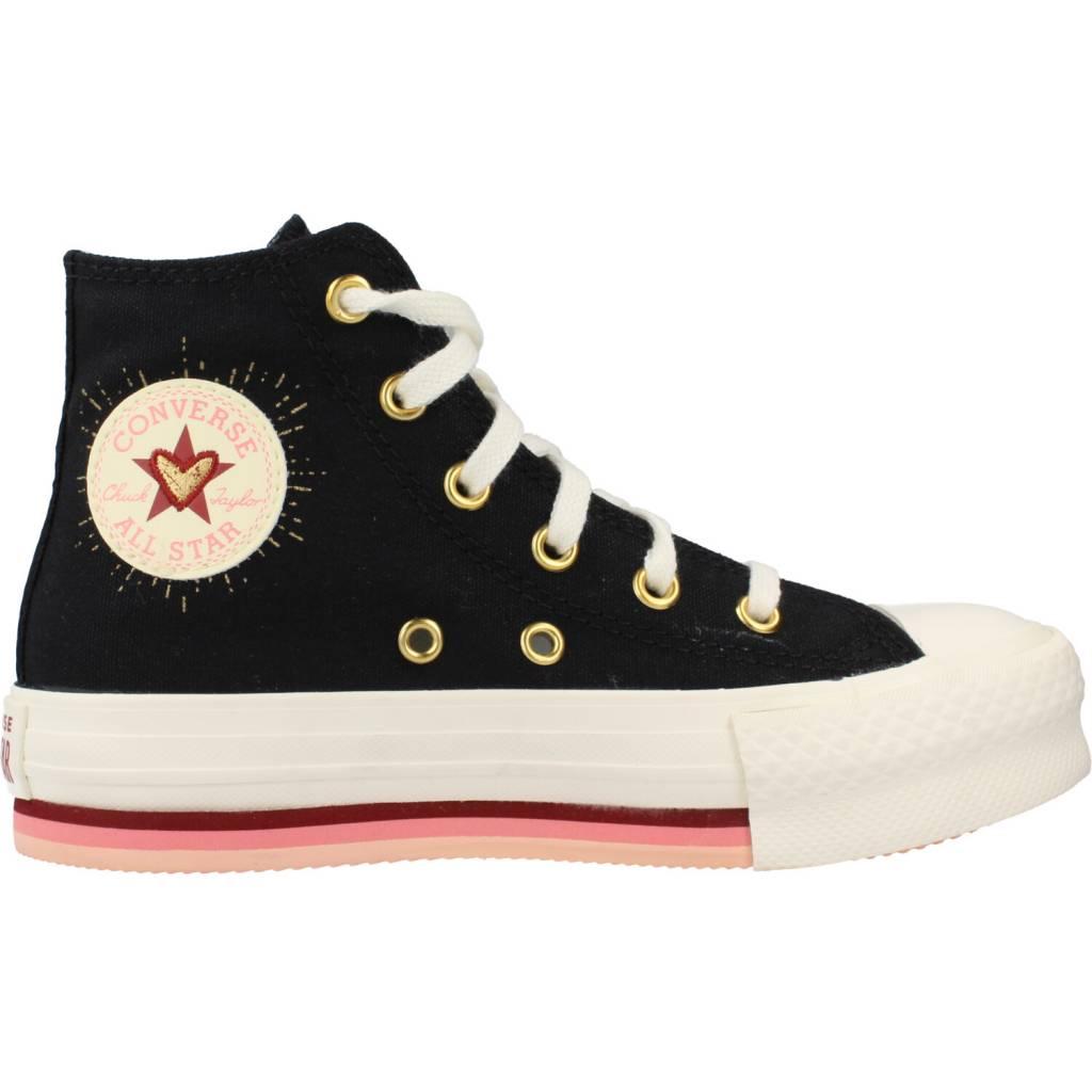 CONVERSE CHUCK TAYLOR ALL STAR LIFT PLATFORM HEARTS en color NEGRO (4)