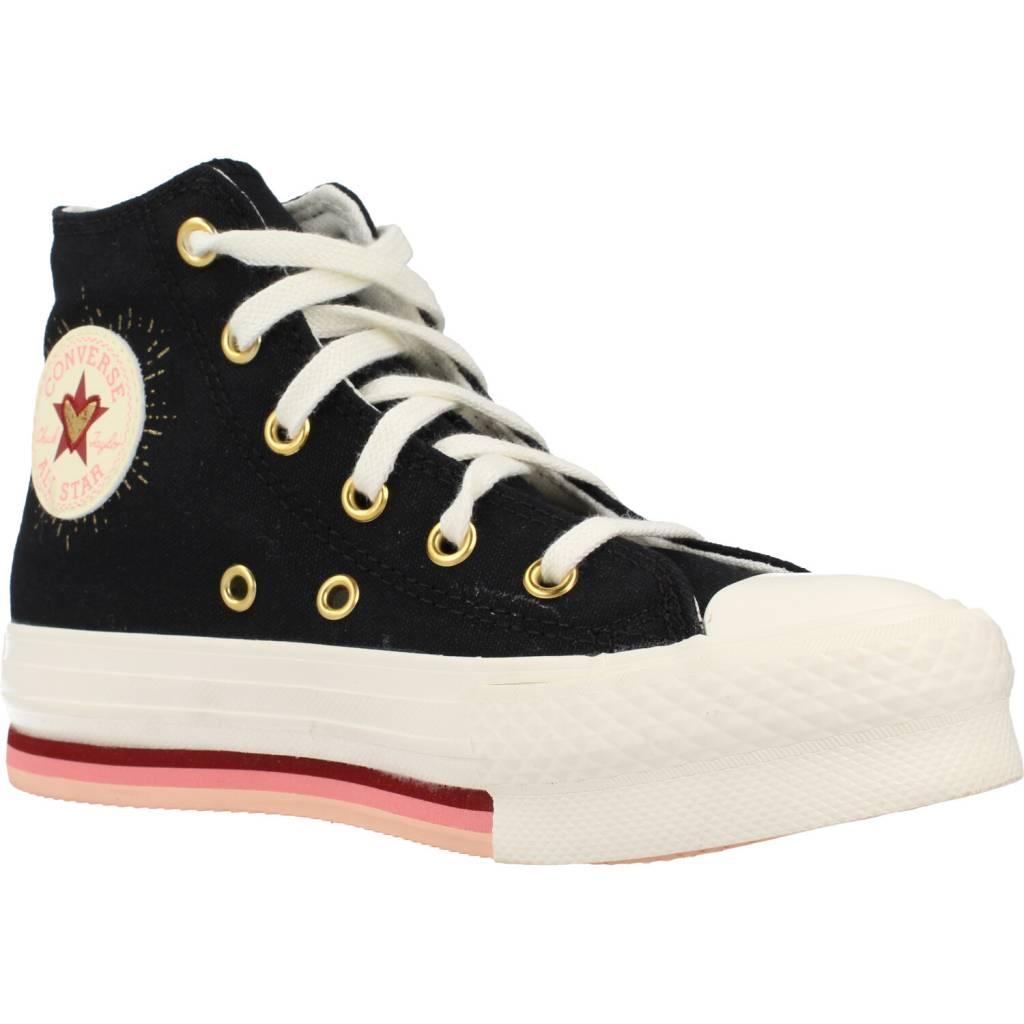 CONVERSE CHUCK TAYLOR ALL STAR LIFT PLATFORM HEARTS en color NEGRO (5)