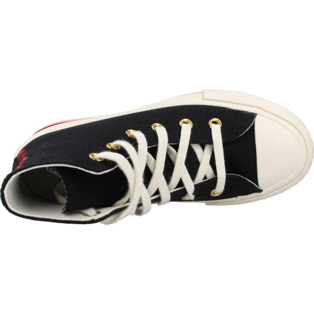 CONVERSE CHUCK TAYLOR ALL STAR LIFT PLATFORM HEARTS en color NEGRO (7)