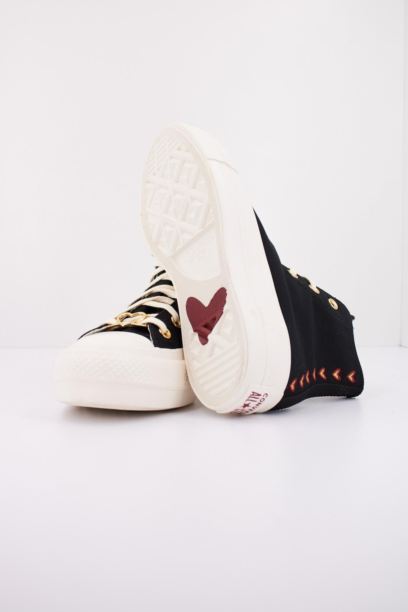 CONVERSE CHUCK TAYLOR ALL STAR LIFT HI en color NEGRO (5)