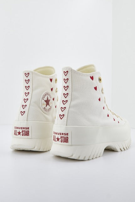 CONVERSE CHUCK TAYLOR ALL STAR LUGGED . PLATFORM HEARTS en color BLANCO (3)