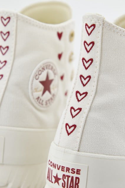 CONVERSE CHUCK TAYLOR ALL STAR LUGGED . PLATFORM HEARTS en color BLANCO (4)