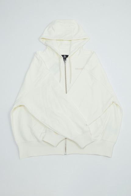 CONVERSE OS FULL ZIP HOODIE en color BEIS (2)