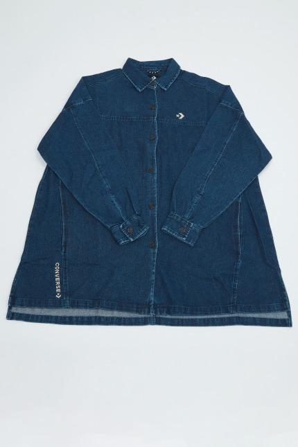 CONVERSE UTILITY WOVEN SHIRT en color AZUL (2)