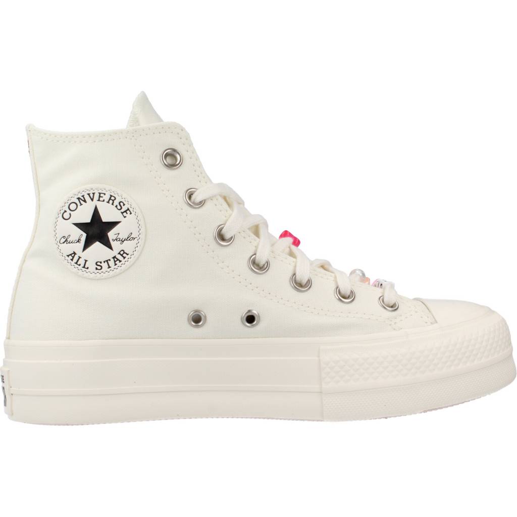 CONVERSE CHUCK TAYLOR ALL STAR LIFT HI en color BLANCO (4)