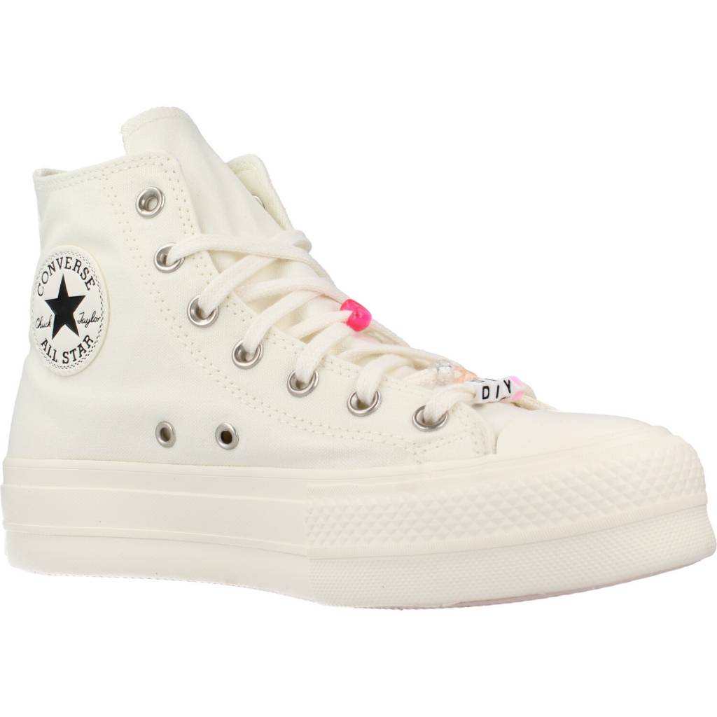 CONVERSE CHUCK TAYLOR ALL STAR LIFT HI en color BLANCO (5)