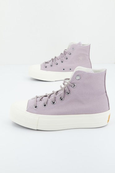 CONVERSE CHUCK TAYLOR ALL STAR LIFT HI LUCID en color VIOLETA (2)
