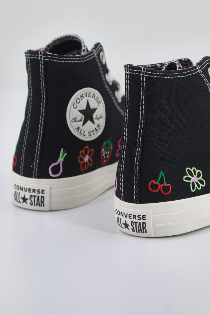 CONVERSE CHUCK TAYLOR ALL STAR HI en color NEGRO (2)