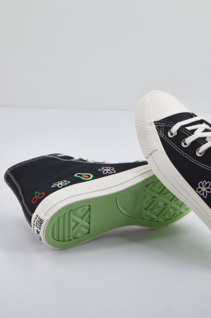 CONVERSE CHUCK TAYLOR ALL STAR HI en color NEGRO (3)
