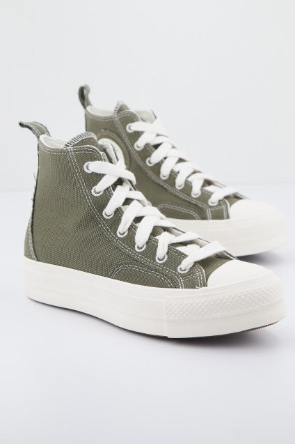 CONVERSE CHUCK TAYLOR ALL STAR LIFT HI en color VERDE (2)