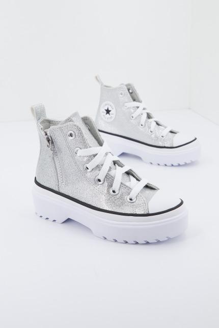 CONVERSE CHUCK TAYLOR ALL STAR EVA LIFT HI en color PLATA (1)