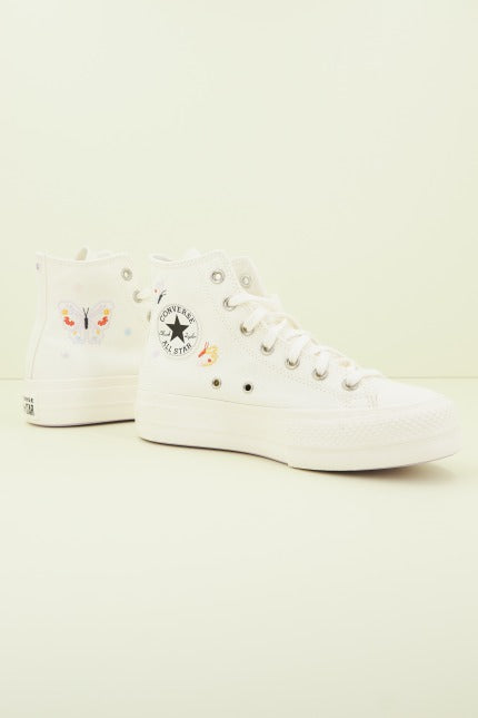 CONVERSE CHUCK TAYLOR ALL STAR LIFT HI en color BLANCO (1)