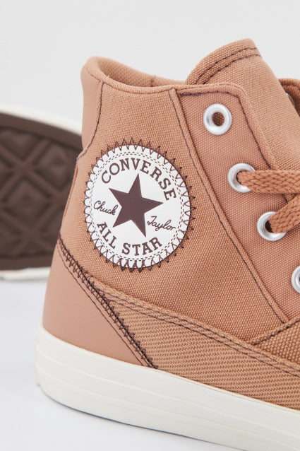 CONVERSE CHUCK TAYLOR ALL STAR PATCHWORK en color MARRON CLARO (4)