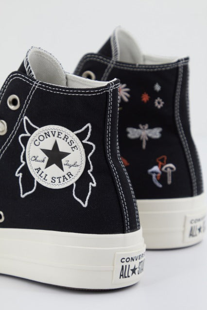 CONVERSE CHUCK TAYLOR ALL STAR LIFT PLATFORM ENCHANTED GARDEN en color NEGRO (4)