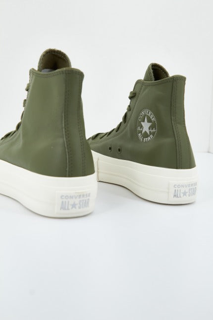 CONVERSE CHUCK TAYLOR ALL STAR LIFT HI en color VERDE (4)