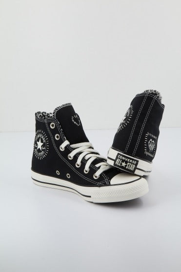 CONVERSE CHUCK TAYLOR ALL STAR HI en color NEGRO (1)