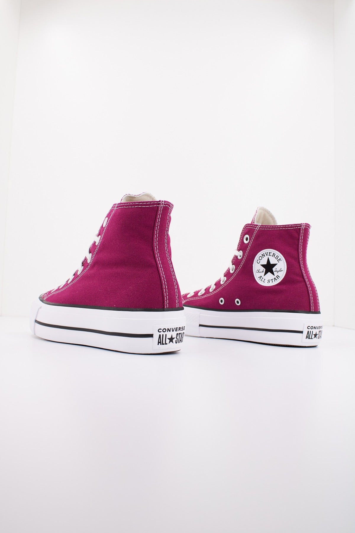 CONVERSE COLOR PLATFORM CHUCK TAYLOR ALL STAR en color BURDEOS (3)